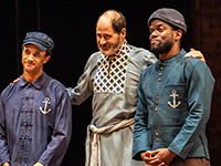 'Pericles' - RSC. As Helicanus, with Miles Barrow and Emmanuel Olusanya (photo: Johan Persson)